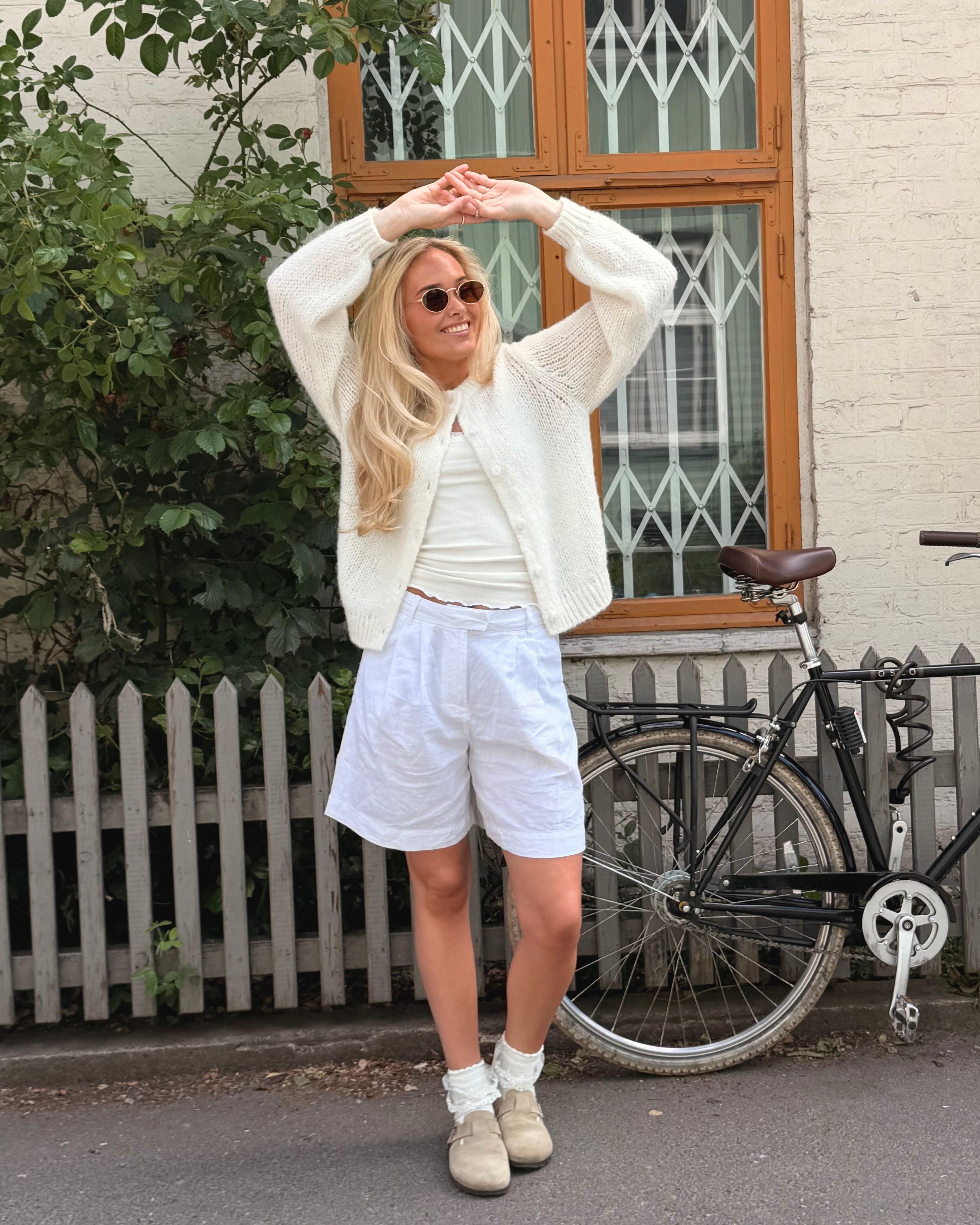 VMWILO Knitted Cardigan - Snow White